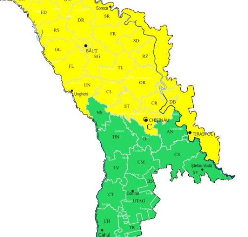 Atenție automobiliști: cod galben de intensificări ale vântului!